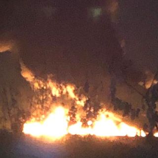 Controlado incendio en toma clandestina