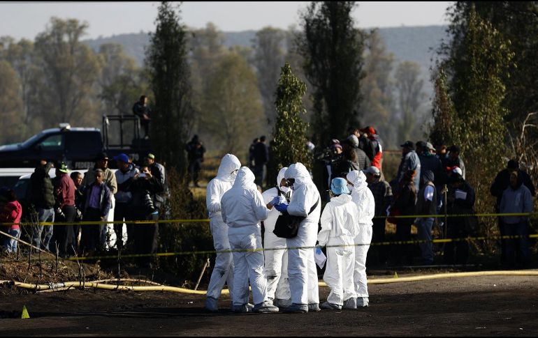  Por la mañana, el terreno donde ocurrió el siniestro lucía con cuerpos calcinados y para las 11:00 horas quedó completamente despejado. NTX/ A. Monroy
