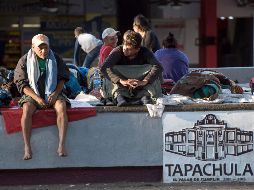 Este sábado los integrantes de la caravana viajaron de Tapachula a Huixtla. AFP / A. Meléndez