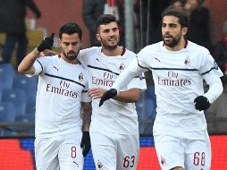 Milan continúa con el sueño de regresar a la Champions League tras estar cinco años ausente. EFE / L. Zennaro
