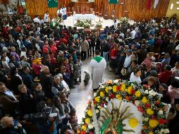 Tras la misa de cuerpos presentes, las cuatro personas serán sepultadas en el panteón de este municipio. AFP / A. Estrella