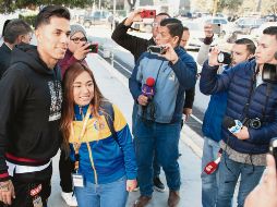 El jugador formado en Chivas recibió una cálida bienvenida en Monterrey.  MEXSPORT