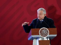 López Obrador fue cuestionado sobre su reacción ante las críticas del gobernador de Jalisco, Enrique Alfaro. EFE / J. Méndez