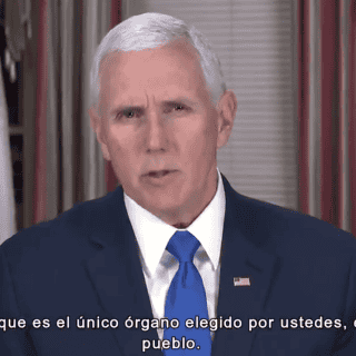 "Estamos con ustedes", Mike Pence al pueblo de Venezuela