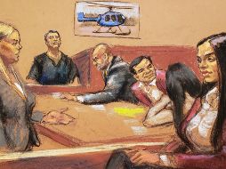 También dijo que él bautizó a una de las gemelas que Guzmán Loera tiene con Emma Coronel. EFE / J. Rosenberg