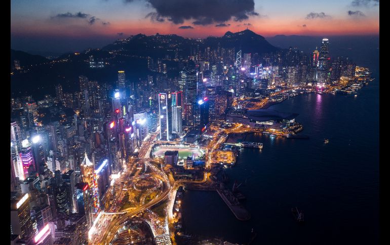 Vista general de Hong Kong. Esta ciudad es conocida por ser una meca financiera llena de rascacielos. AFP/D. de la Rey