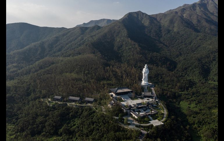 El monasterio Tsz Shan. AFP/D. de la Rey