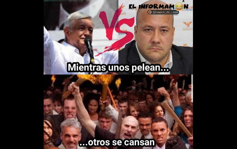 Los memes atizan los dimes y diretes entre Alfaro y López Obrador