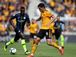 Jiménez llega a ocho tantos en todas las competiciones con el Wolverhampton. TWITTER/@Wolves