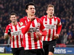 Lozano suma 17 goles en todas las competiciones con el PSV en la presente campaña. TWITTER/@PSV