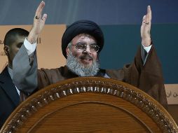 Hasan Nasralá ofreció una entrevista al canal de televisión Al Mayadeen. AP/H. Malla