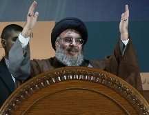 Hasan Nasralá ofreció una entrevista al canal de televisión Al Mayadeen. AP/H. Malla