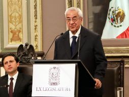 Guillermo Pacheco destacó que los integrantes de su gabinete cuentan con un perfil óptimo para desempeñar sus labores. SUN/ARCHIVO