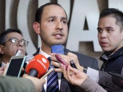 Marko Cortés pidió que la Secretaría de la Función Pública realice una labor de investigación sobre las diversas responsabilidades de los servidores públicos. ESPECIAL / PAN