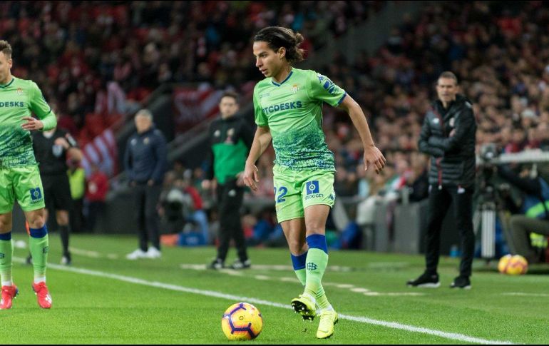 Lainez ya había participado como suplente en dos partidos del Betis. TWITTER/@RealBetis