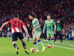 Tanto Guardado y Laínez tuvieron antividad, el primero fue el cambio del segundo al minuto 75. @REALBETIS