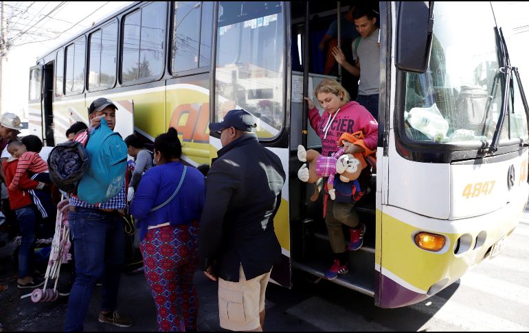 Los integrantes de la caravana provienen en su mayoría de Honduras, Nicaragua y El Salvador. EFE / ARCHIVO