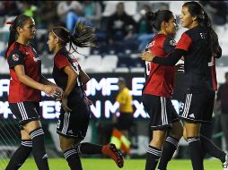 La victoria le permite al conjunto Rojinegro pelear el primer sitio de Grupo Dos con las 12 unidades a las que arribó. TWITTER / @AtlasFCFemenil