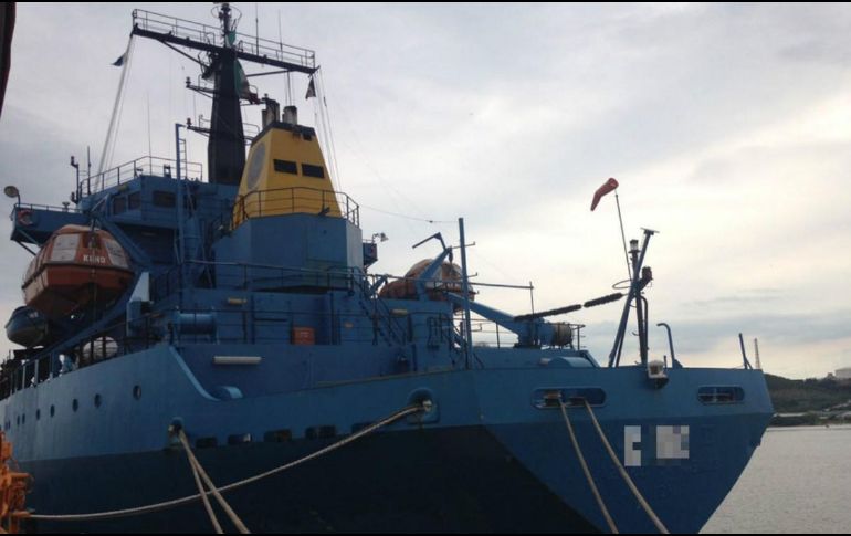 El aseguramiento se da luego de una denuncia anónima en la que se indicaba que en el Golfo de México transitaban dos buques: IMILOA y HOS WINCHESTER; ambos con hidrocarburo presuntamente ilegal. NTX / ARCHIVO