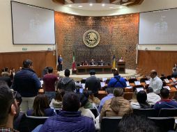 La desaparición del IJM fue aprobada con 20 votos a favor, en una sesión realizada en medio de manifestaciones. TWITTER / @LegislativoJal