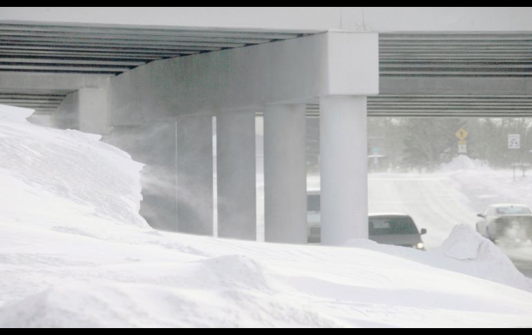 Aspecto de un puente en la Interstatatal 29 en Fargo, Dakota del Norte. AP/B. Crummy