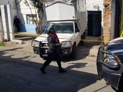 La camioneta fue localizada en un centro de rehabilitación sobre la calle Reforma al cruce con Iturbide, en Santa Cruz de las Huertas, Tonalá. EL INFORMADOR/ S. Blanco