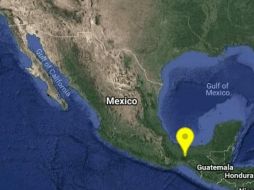 El epicentro tuvo lugar a 78 kilómetros al noreste del municipio de Cintalapa. ESPECIAL/SSN