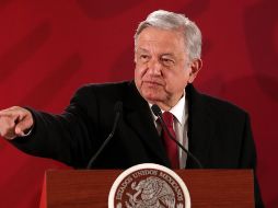 ''Se detuvo un poco porque está por resolverse lo de la reforma constitucional'', dijo el Mandatario en su conferencia de prensa matutina, en Palacio Nacional. NTX / A. Monroy