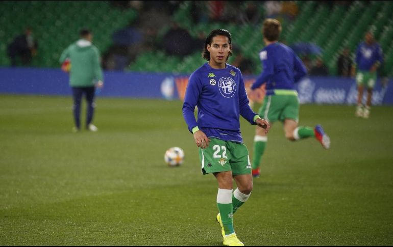 Lainez aparece como titular por segunda ocasión con el Betis. TWITTER/@RealBetis