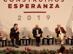 Sánchez Cordero (c) había decidido no hacer pública su declaración patrimonial; sin embargo, lo hará acatando lo ordenado por López Obrador en su conferencia matutina. NTX/F. García