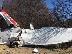 A las 12:00 horas, un habitante de un poblado ubicado en las inmediaciones del Aeropuerto informó sobre un accidente de una avioneta Cesna. NTX/ESPECIAL