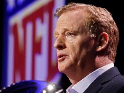 RogerGoodell, comisionado de la NFL, respondió tibiamente a los cuestionamientos de la prensa acerca de las protestas de Colin Kaepernick. EFE/L. W. Smith