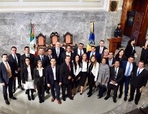 Durante el evento, diputados de distintos partidos políticos ofrecieron un breve discurso. TWITTER / @SalvadorCaro