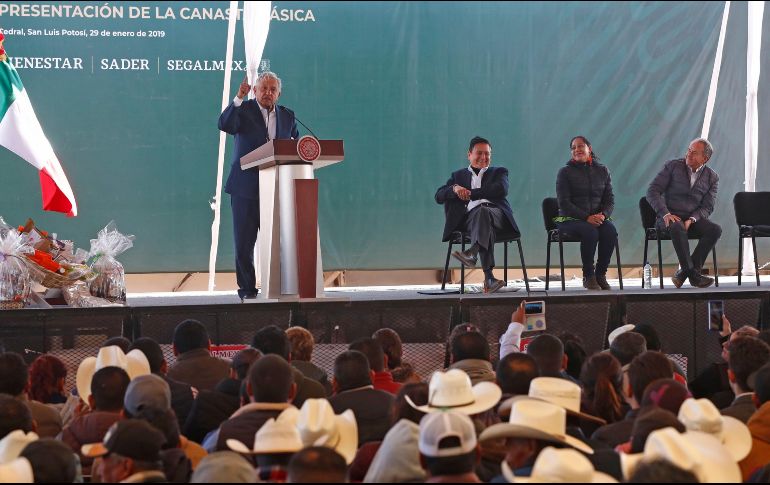 El pasado martes 29 de enero, en el evento para anunciar el plan para la cifra de productos de la canasta básica, el gobernador de San Luis Potosí, fue abucheado. SUN / ARCHIVO