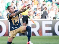 Castillo anotó 11 goles con Pumas en su último torneo en México, el Clausura 2018.MEXSPORT/ARCHIVO