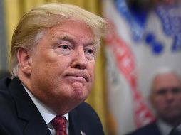 Trump tramitó los documentos necesarios para presentarse por segunda vez el mismo día que llegó al poder. AP/S. Walsh