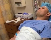 Al principio se especulaba con una posible lesión en el codo del mexicano. TWITTER / @abnermares