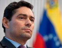 Carlos Vecchio está exiliado en Estados Unidos desde 2014, cuando huyó de Venezuela por razones políticas. AFP/J. Watson