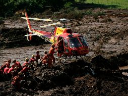 Los equipos de rescate buscan a 199 mineros que se reportan como desaparecidos. AP/L. Correa