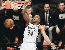 Giannis Antetokounmpo anotó 30 puntos ante los Nets. EFE / J. Szenes