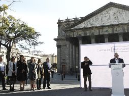 Este martes, Alfaro presentó este martes las bases del marco legal para convocar a un Congreso Constituyente para elaborar una nueva constitución.  EL INFORMADOR/ J. Camacho