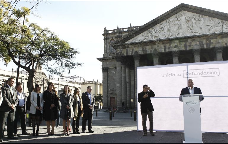 Este martes, Alfaro presentó este martes las bases del marco legal para convocar a un Congreso Constituyente para elaborar una nueva constitución.  EL INFORMADOR/ J. Camacho