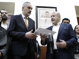 Alfaro propuso este martes ante el Poder Legislativo su iniciativa de reforma para crear un Congreso Constituyente. EL INFORMADOR / A. Camacho