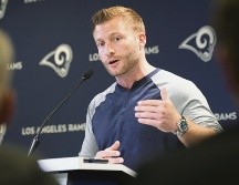 Sean McVay y los Rams dicen haber aprendido de la dolorosa derrota del domingo. AP / M. Terrill
