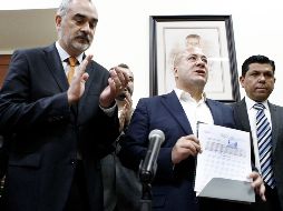 Alfaro entregó su propuesta ayer martes al Congreso del Estado. EL INFORMADOR / ARCHIVO