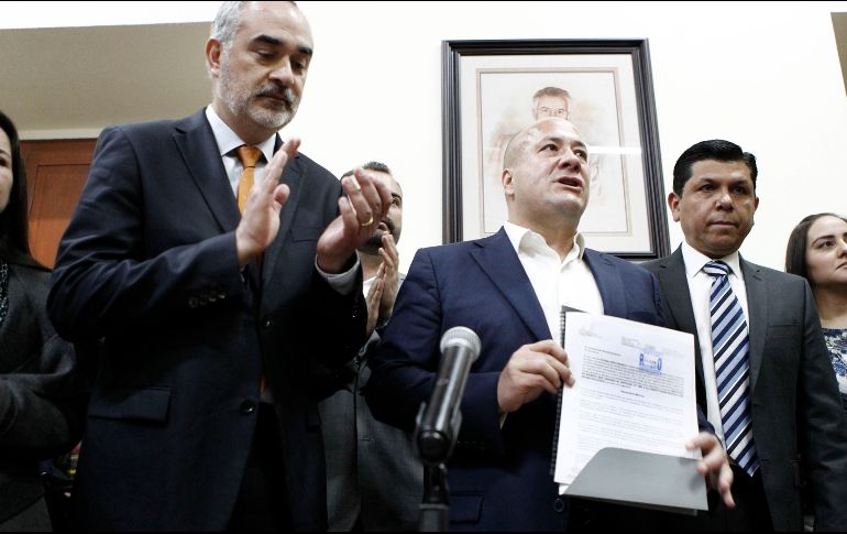 Alfaro entregó su propuesta ayer martes al Congreso del Estado. EL INFORMADOR / ARCHIVO