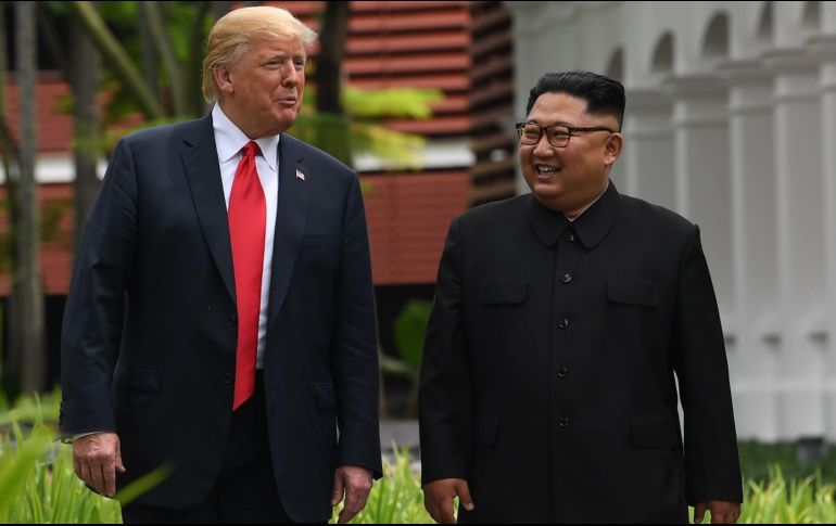 Trump hizo tal anuncio en su discurso del Estado de la Unión el martes ante el Congreso, tras asegurar que siguen los esfuerzos históricos para la paz de la península coreana. AFP / ARCHIVO