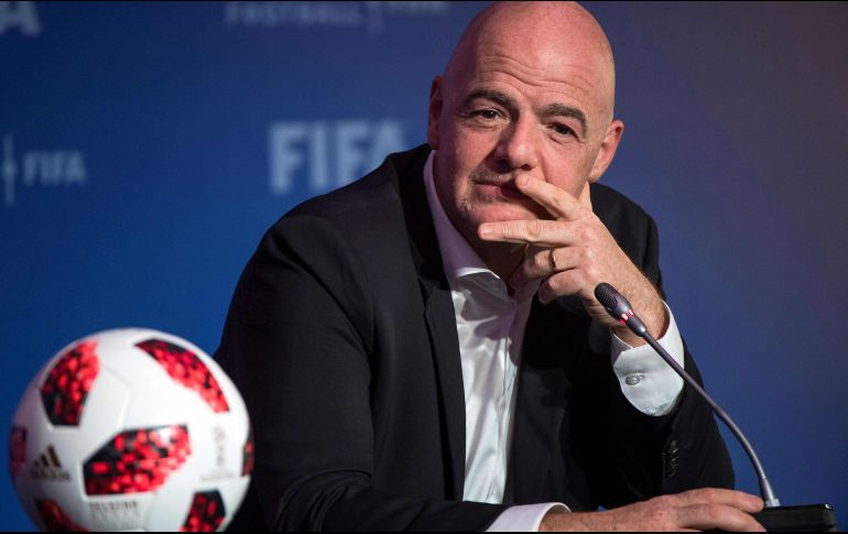 Gianni infantino ya había anunciado que buscaría la reelección el pasado mes de  junio, con el objetivo de continuar la transformación que acometió desde su llegada al organismo. AFP / ARCHIVO