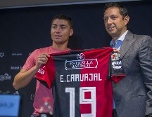 Carvajal llega al Atlas a préstamo por un año y se espera que en días próximos quede solucionado el tema de permiso de trabajo y transfer, para ser registrado oficialmente ante la Liga MX. MEXSPORT / C. De Marchena