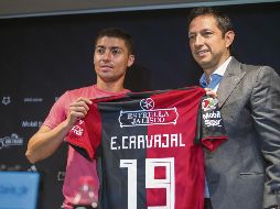 El andino fue presentado por el director deportivo, Ignacio Hierro, quien fue dirigente en Chile y conoce a la perfección ese mercado. MEXSPORT